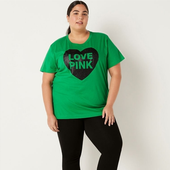 PINK Campus short sleeve Tee size Large NWT - Picture 2 of 10